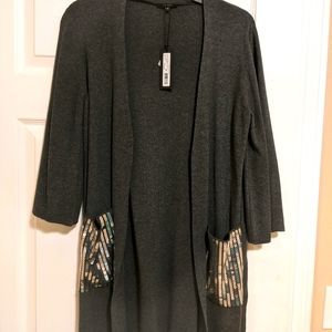 Le gali open top with sequins pockets